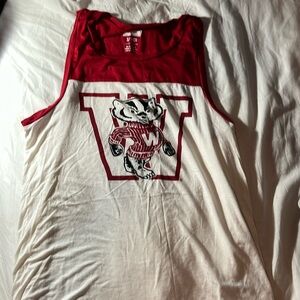 Wisconsin Badgers tank top. Size small.